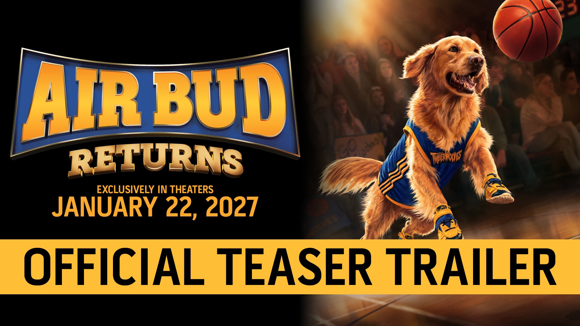 Air Bud Returns teaser with 'Anything Is Possible'