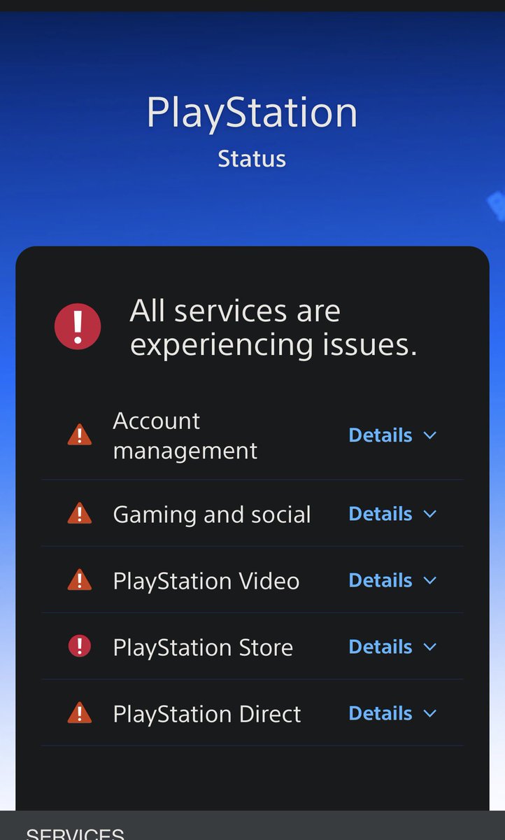 PSN outage