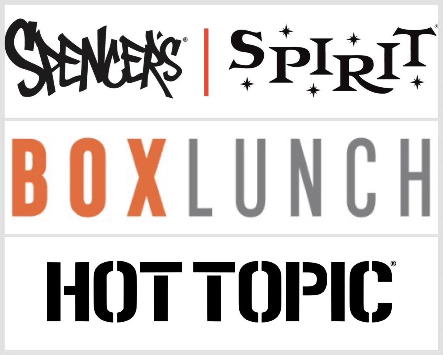 Spencer Spirit Holdings acquires BoxLunch and Hot Topic